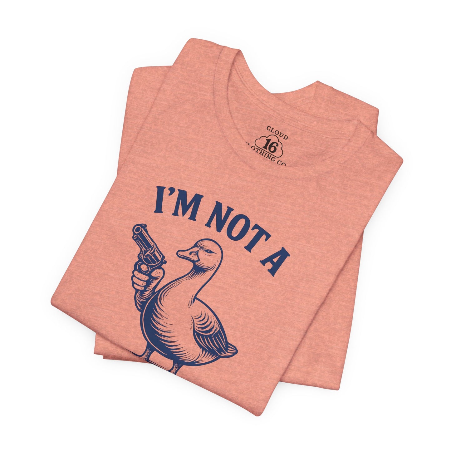 Funny Duck Graphic Tee - Humorous Animal T-Shirt for Duck Lovers