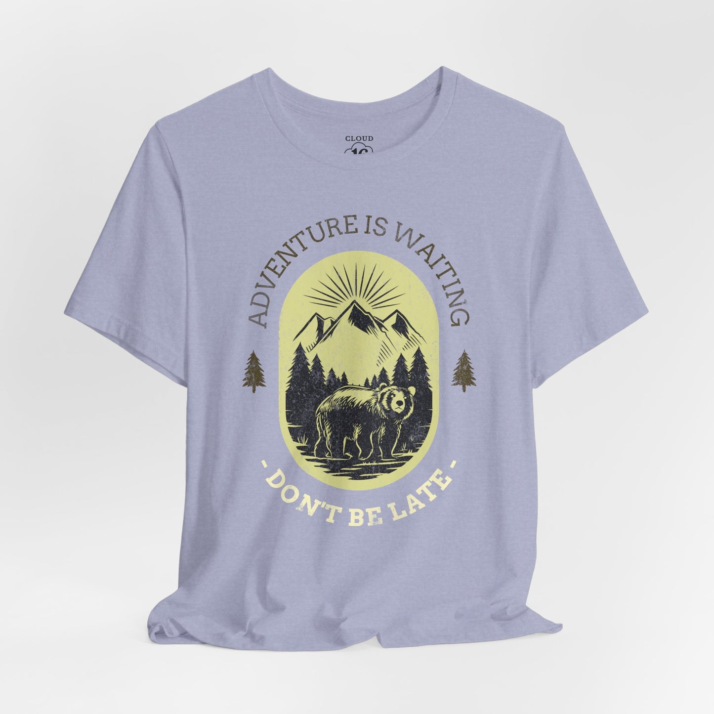 Adventure is Waiting Unisex Tee - Nature Lover Wilderness Hiking Shirt