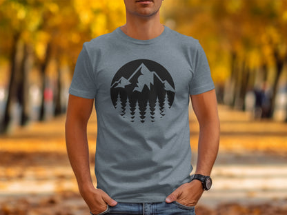 Nature Landscape Adventure Outdoor Graphic Design T-Shirt T-Shirt - Outdoor & Adventure Collection - Mile Marker 16 Gear by Cloud 16 Clothing Co.