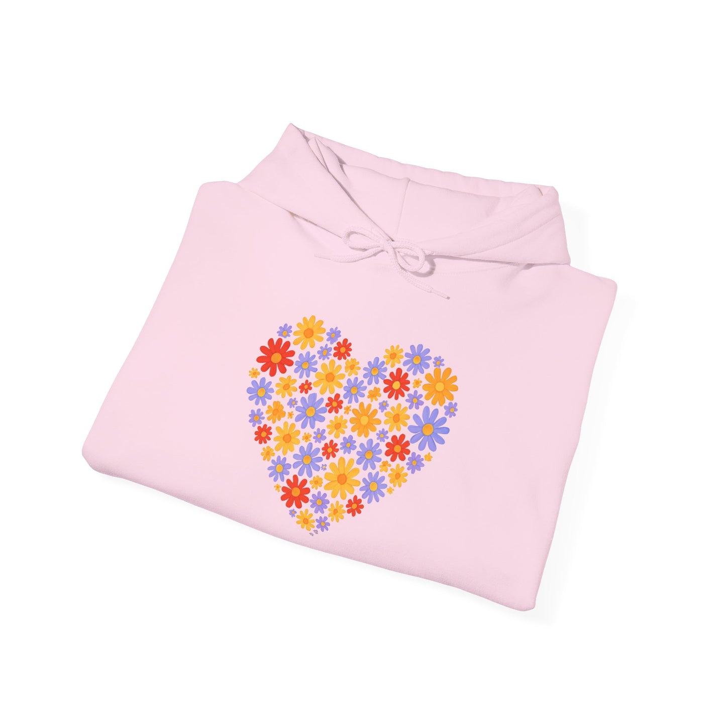 Floral Heart Hoodie - Female Cozy Hoodie | Perfect Gift for Any Occasion