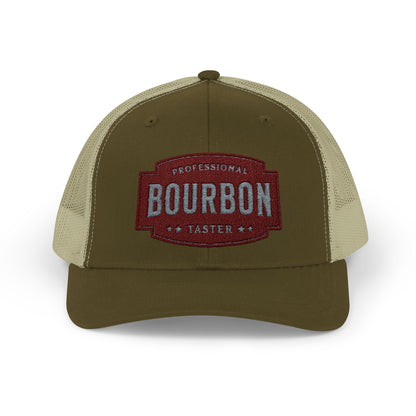 Premium Bourbon Lover Snapback Hat - Embroidered Trucker Cap for Men
