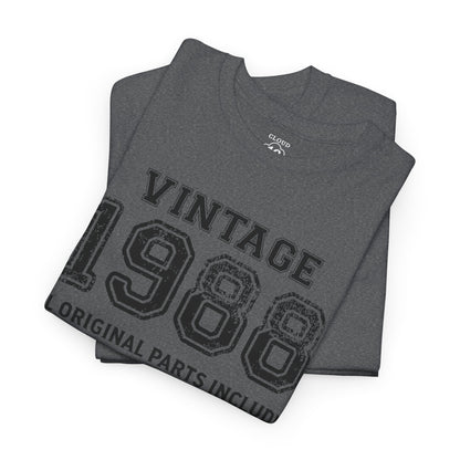 Vintage 1988 Retro T-Shirt - Premium Unisex Cotton Tee