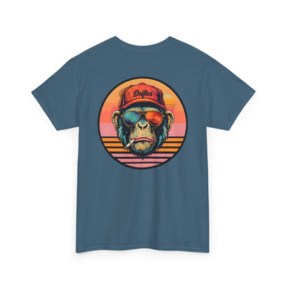 Retro Monkey Graphic T-Shirt - Unisex Heavy Cotton Tee