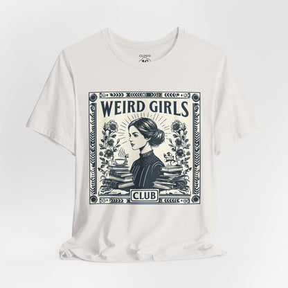 Weird Girls Club Vintage T-Shirt - Feminist Graphic Tee for Women