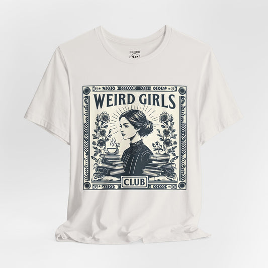 Weird Girls Club Vintage T-Shirt - Feminist Graphic Tee for Women