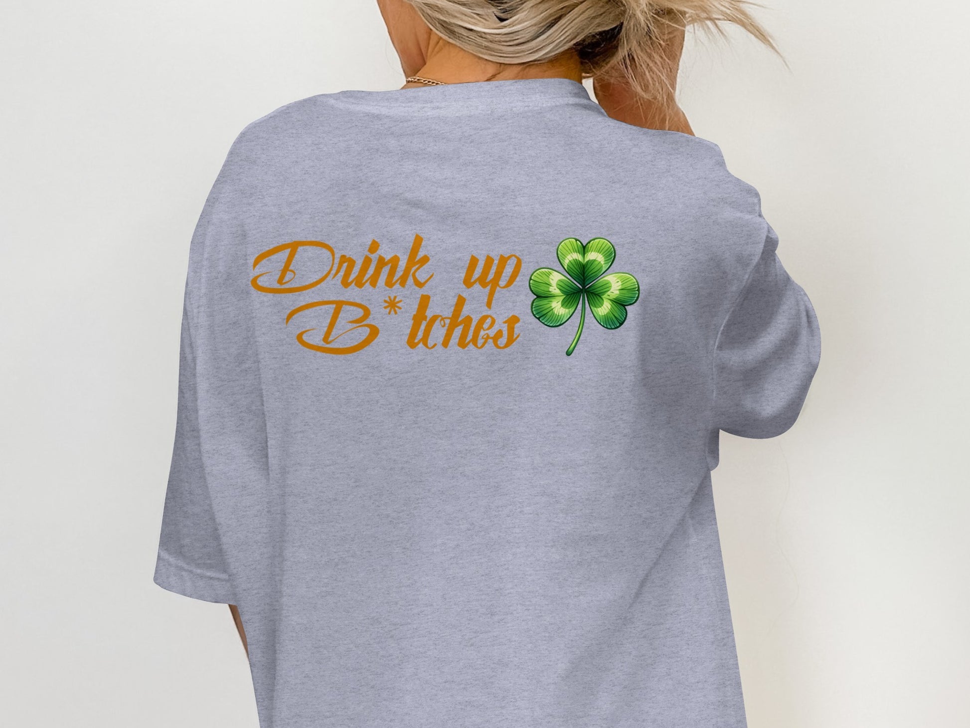Scrappy Malone's Bar, Bar Logo Art, Irish Bar Sign, Shamrock Design, St Patricks Day Gift, Lucky Charm Bar Decor T-Shirt - Scrappy Malone's Bar 100-Proof Humor - Cloud 16 Clothing Co.