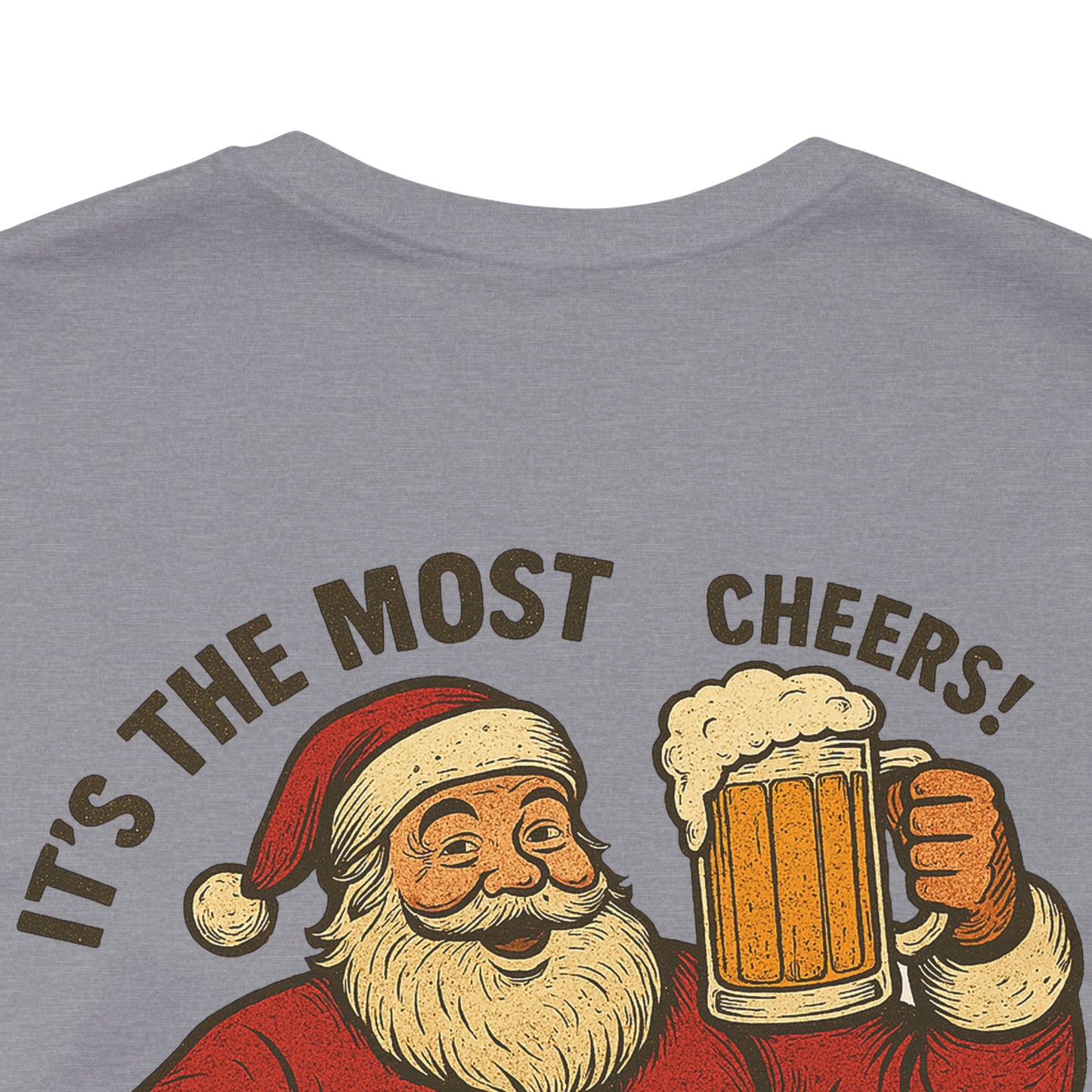 Scrappy Malone's Bar Christmas Tee — "It's the Most Wonderful Time for a Beer"