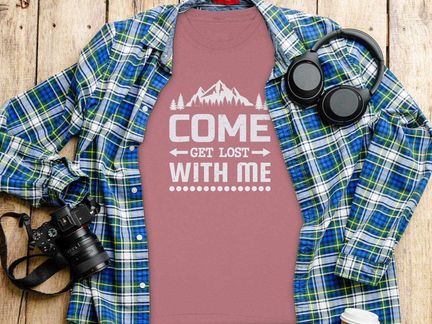 Come Get Lost With Me Graphic T-shirt for Casual Wear
