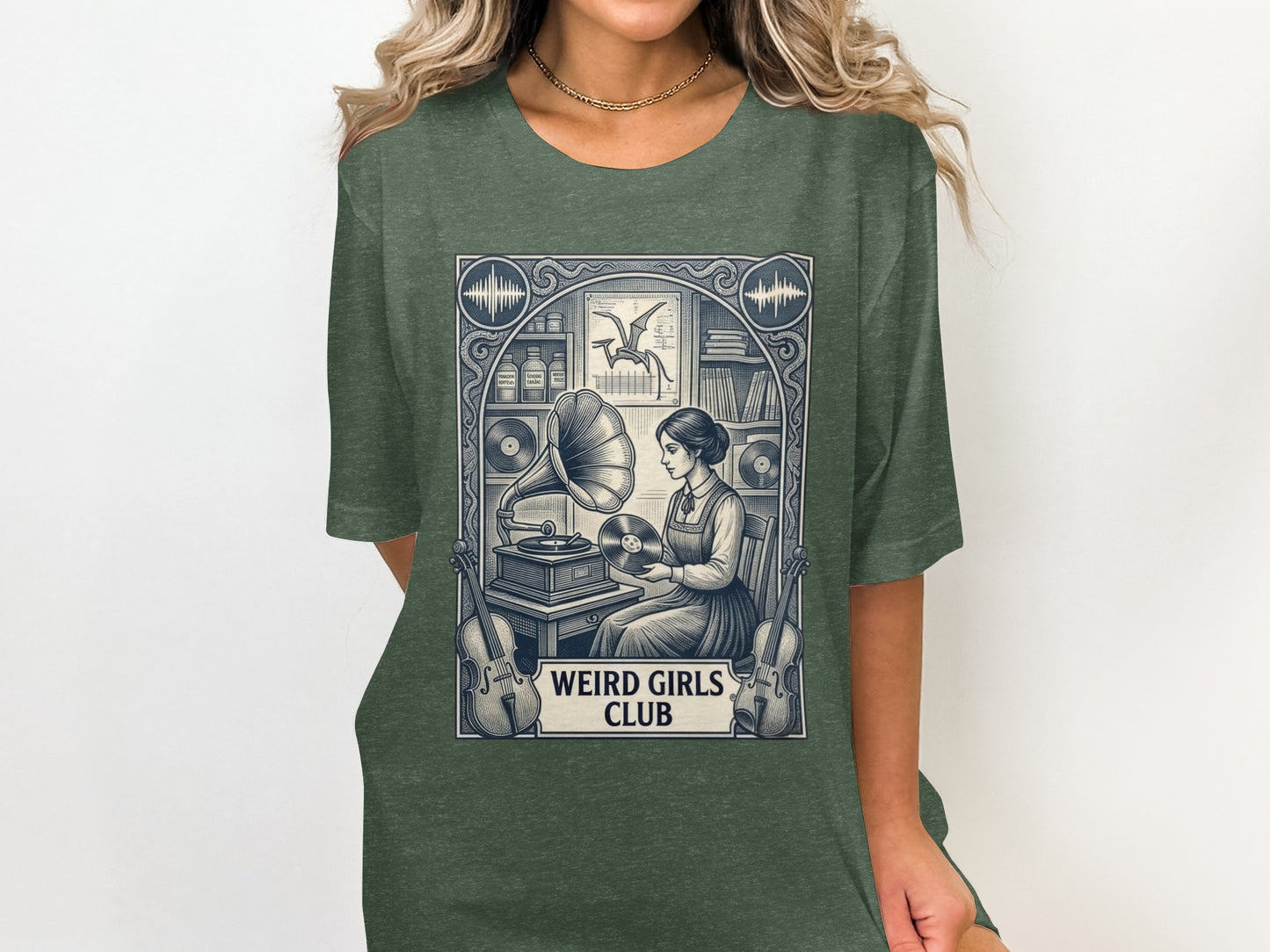 Weird Girls Club: Archivist's Melody Tee - Black Label Series