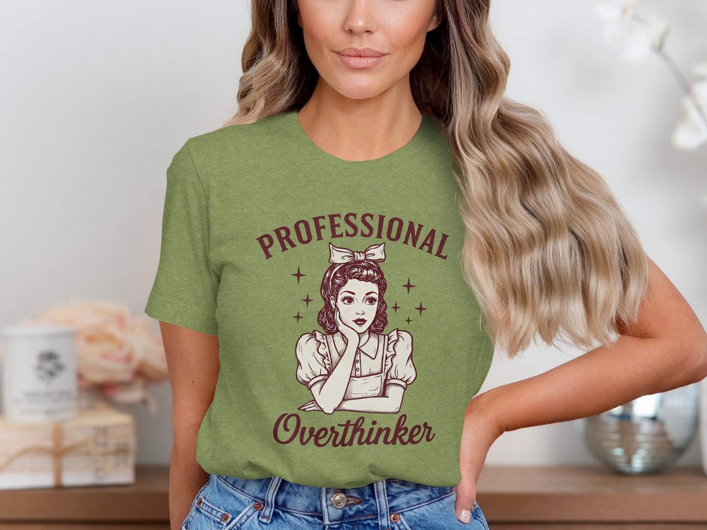 Professional Overthinker Graphic Tee Shirt