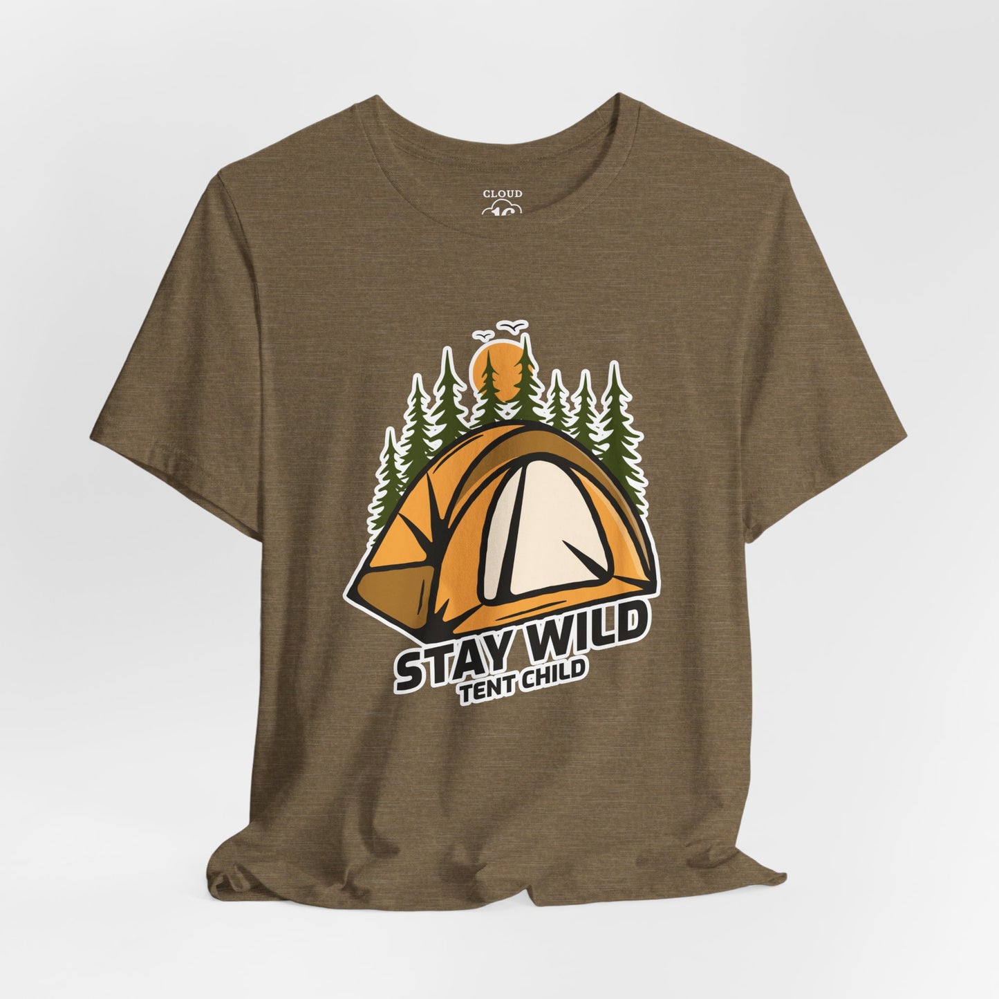 Stay Wild Adventure Camping T-Shirt - Outdoor Nature Lover Gift