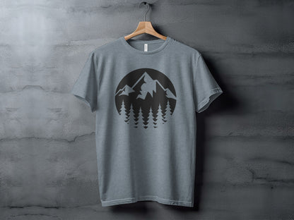 Nature Landscape Adventure Outdoor Graphic Design T-Shirt T-Shirt - Outdoor & Adventure Collection - Mile Marker 16 Gear by Cloud 16 Clothing Co.