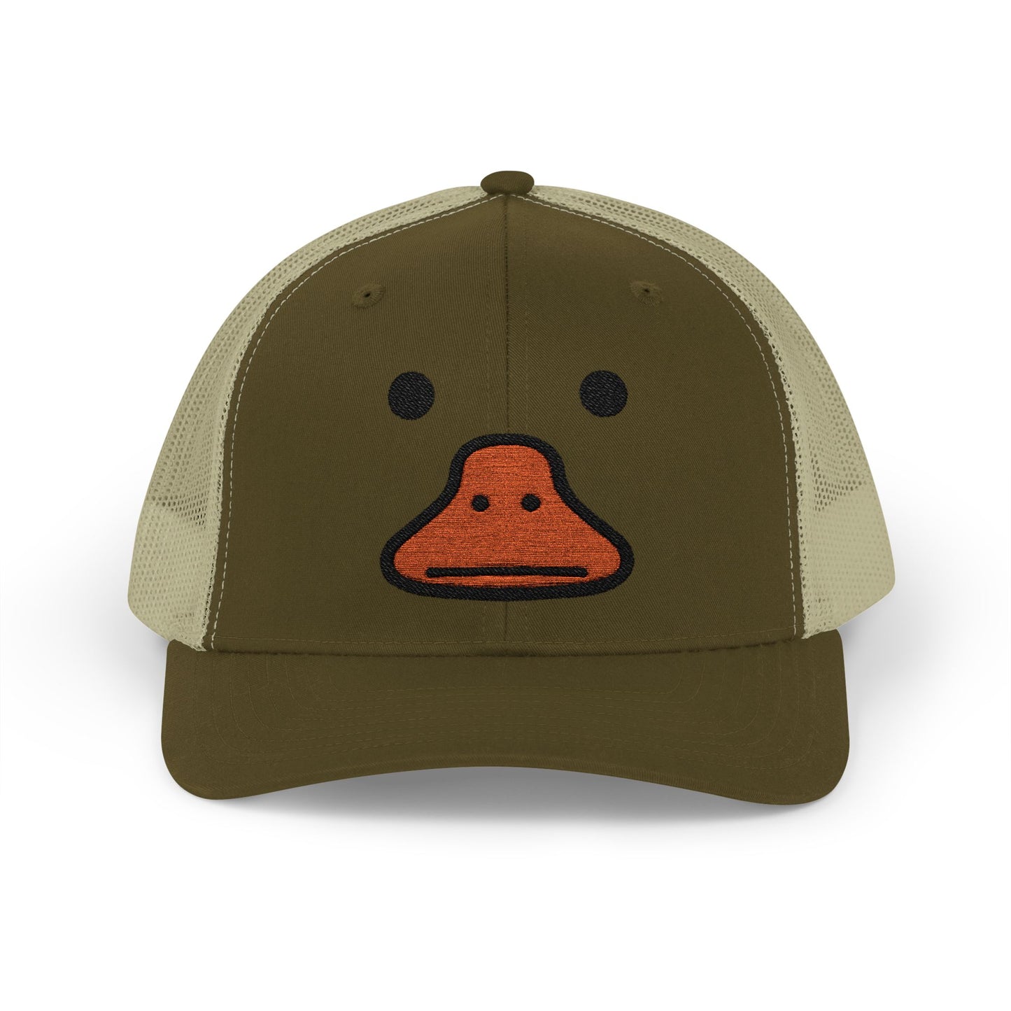 Duck Face Snapback Trucker Hat - Funny Animal Cap for Summer Beach Days & Festivals