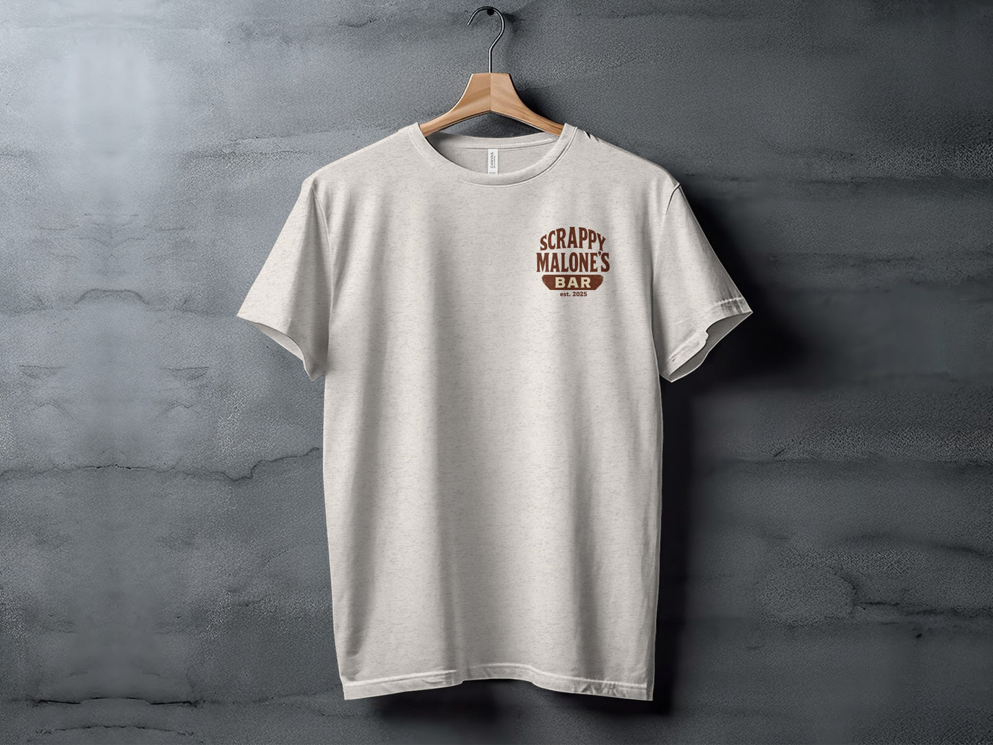 The Only Men I Trust Jack Jim Jose Funny Drinking T-Shirt T-shirt - Scrappy Malone's Bar 100-Proof Humor - Cloud 16 Clothing Co.