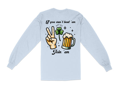 Scrappy Malone's Bar, St Patricks Day, Irish Bar, Shamrock, Retro Pub Sign, Custom Design T-Shirt - Scrappy Malone's Bar 100-Proof Humor - Cloud 16 Clothing Co.