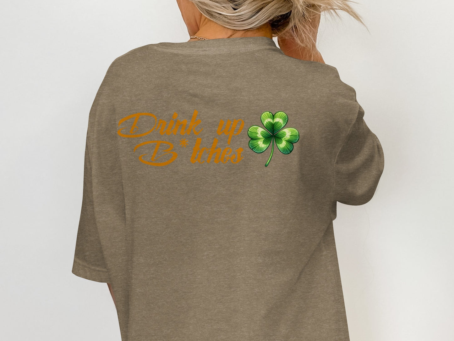 Scrappy Malone's Bar, Bar Logo Art, Irish Bar Sign, Shamrock Design, St Patricks Day Gift, Lucky Charm Bar Decor T-Shirt - Scrappy Malone's Bar 100-Proof Humor - Cloud 16 Clothing Co.
