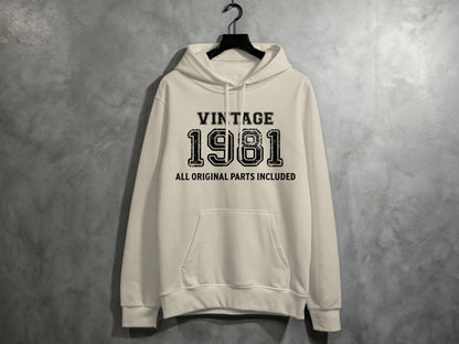 Vintage 1981 All Original Parts Included Hoodie