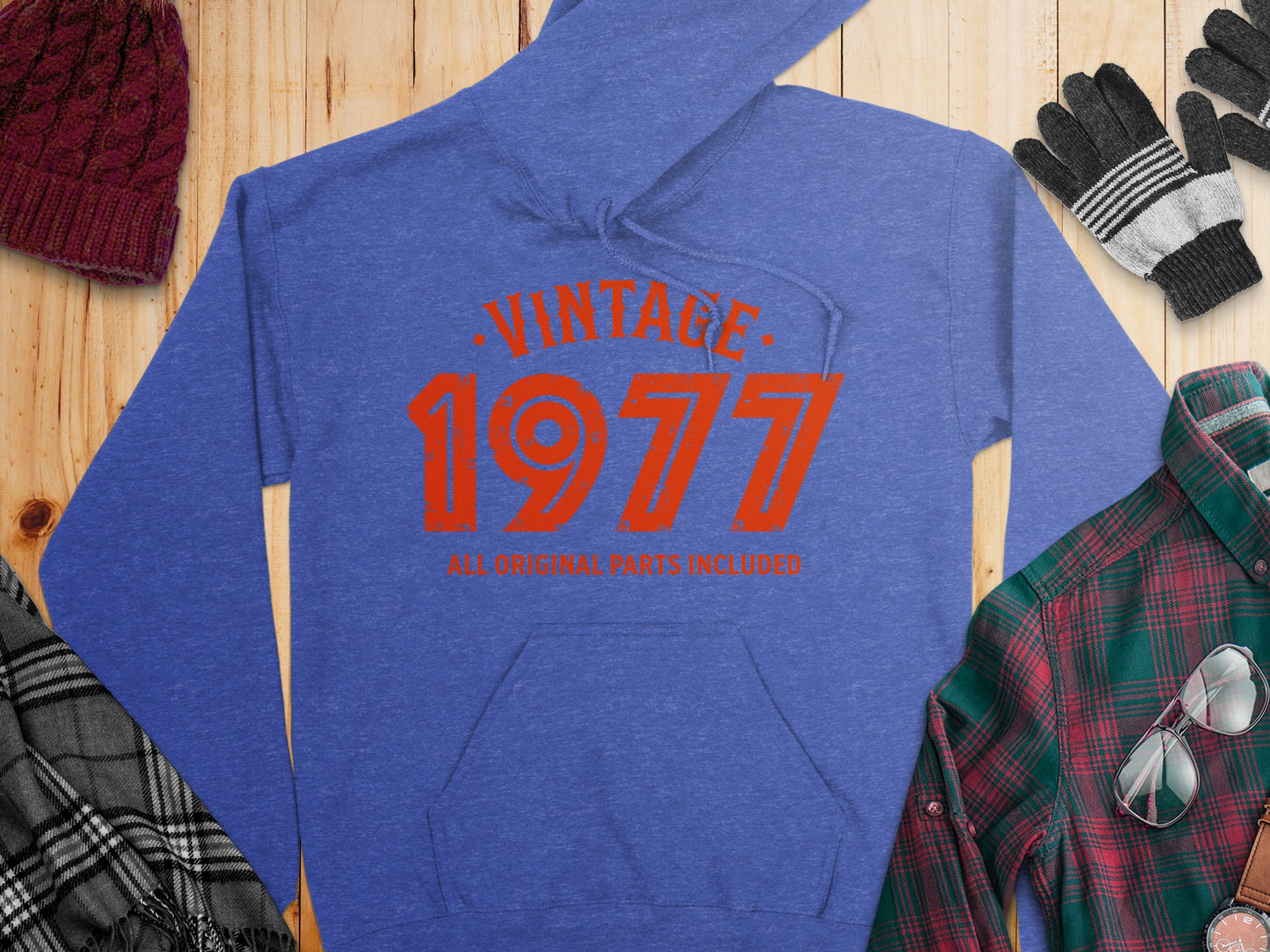 Vintage 1977 All Original Parts Included Hoodie