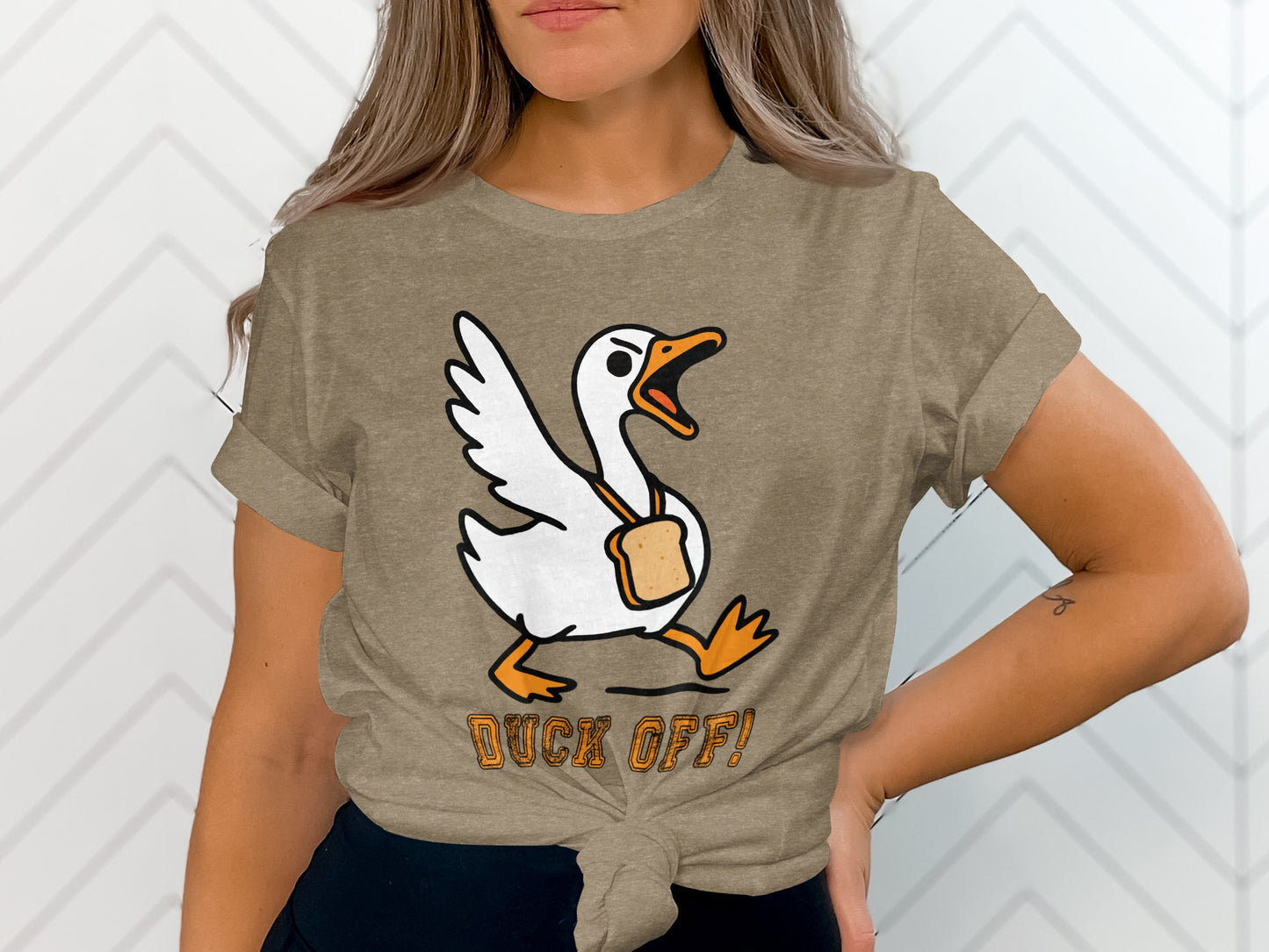 Funny Duck Off! Graphic Tee Shirt Women's Product