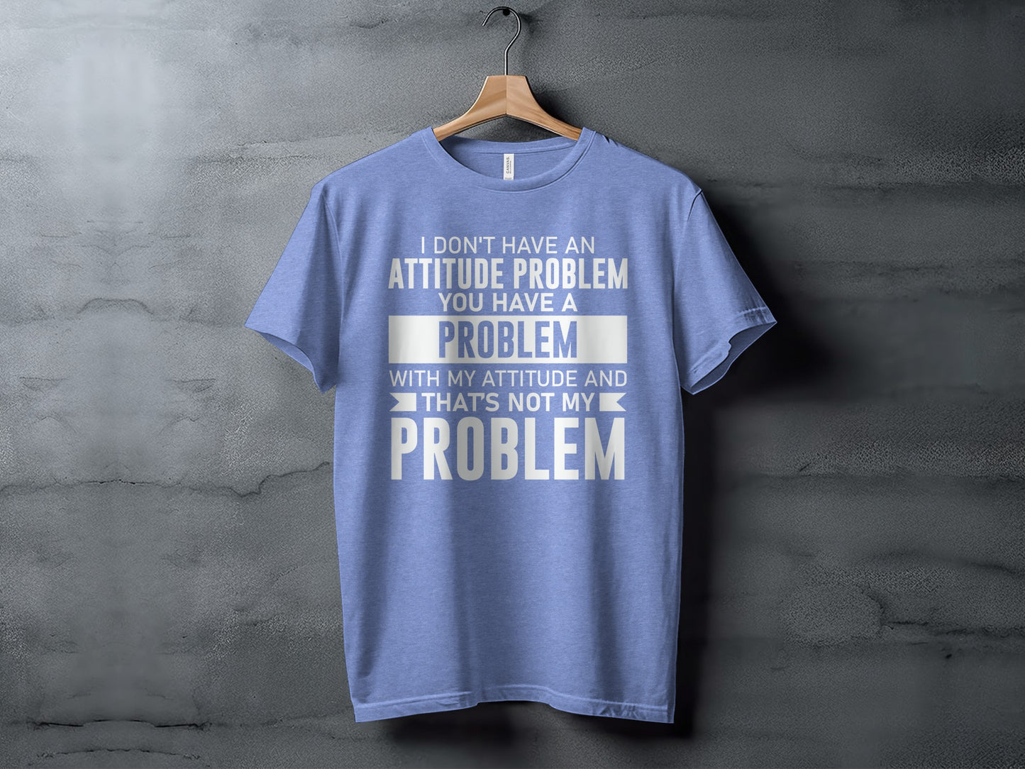 Attitude Problem Funny Graphic Tee motivational tshirt