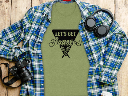 Let's Get Roasted Marshmallow Roasting Sticks T-Shirt T-Shirt - Outdoor & Adventure Collection - Mile Marker 16 Gear by Cloud 16 Clothing Co.