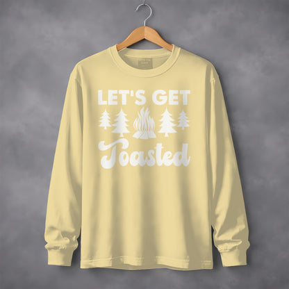 LET'S GET TOASTED Campfire Long Sleeve Shirt