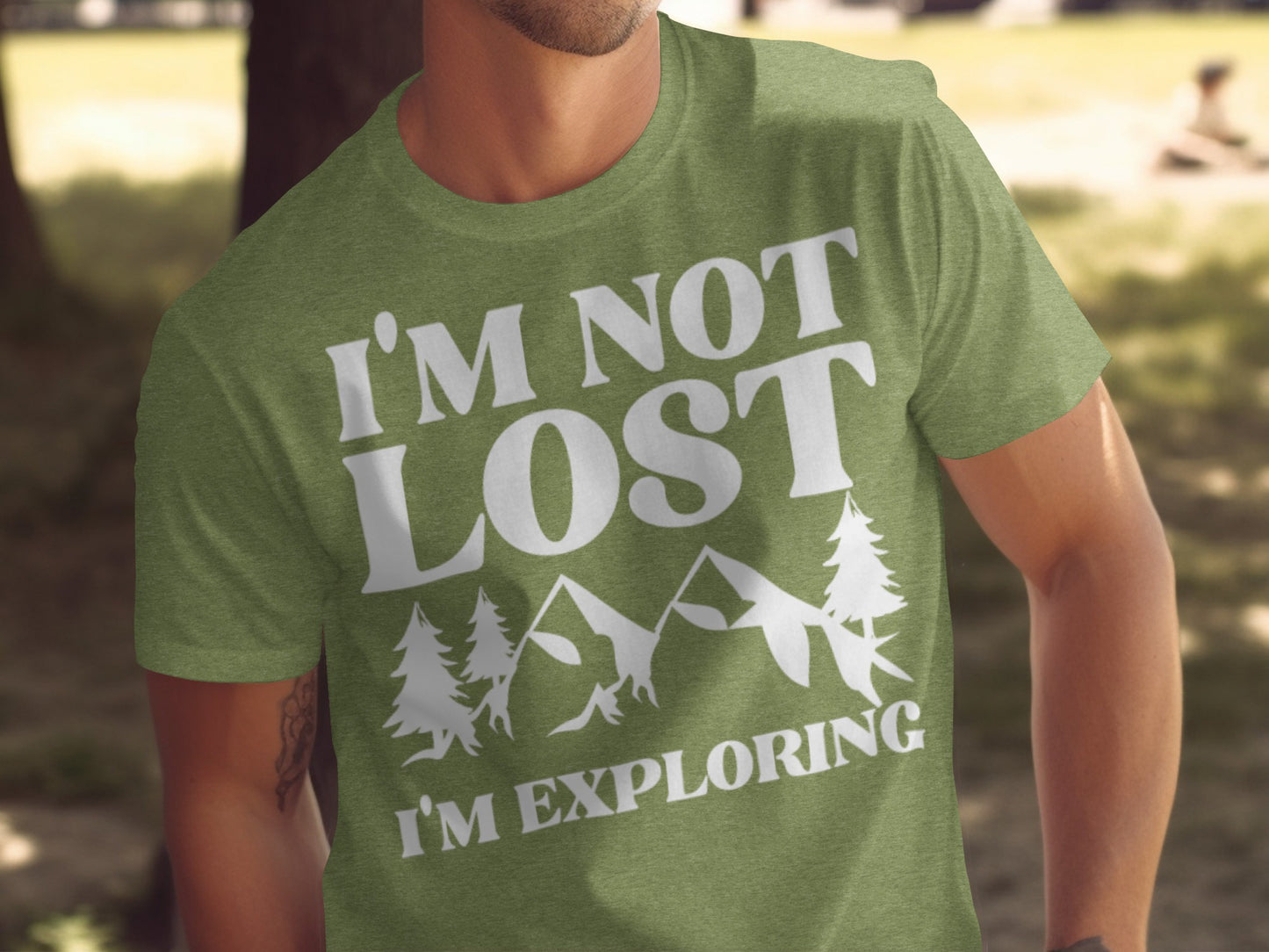 I Am Not Lost I Am Exploring Outdoors Nature T-Shirt T-Shirt - Outdoor & Adventure Collection - Mile Marker 16 Gear by Cloud 16 Clothing Co.