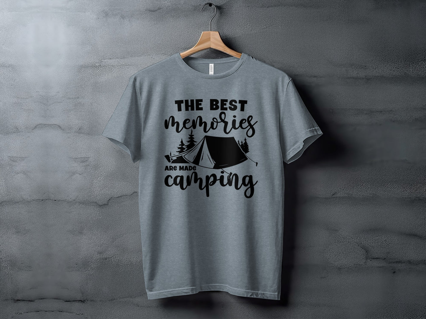 The Best Memories Are Made Camping Outdoors T-Shirt T-Shirt - Outdoor & Adventure Collection - Mile Marker 16 Gear by Cloud 16 Clothing Co.
