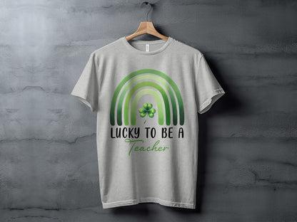 Lucky to be a Teacher Graphic T-shirt Product