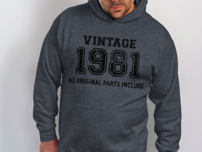 Vintage 1981 All Original Parts Included Hoodie