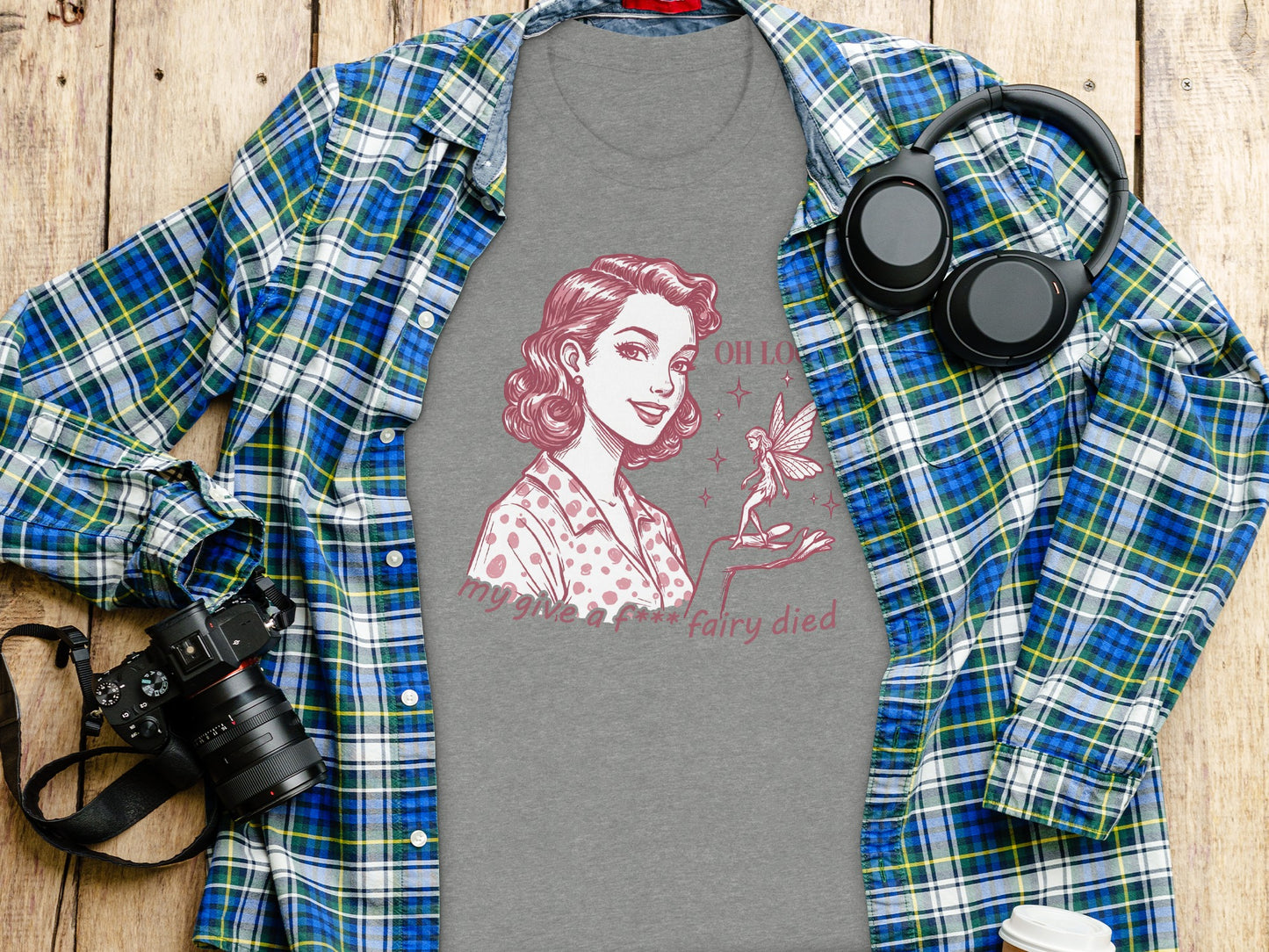 Retro Style Humorous Quote Graphic Tee