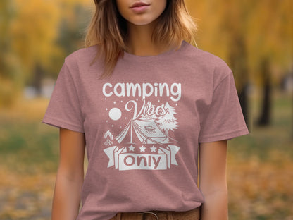 Camping Vibes Only Night Under the Stars T-Shirt T-Shirt - Outdoor & Adventure Collection - Mile Marker 16 Gear by Cloud 16 Clothing Co.