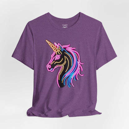 Unicorn Neon Graphic T-Shirt - Magical Tee for Festival & Everyday Wear