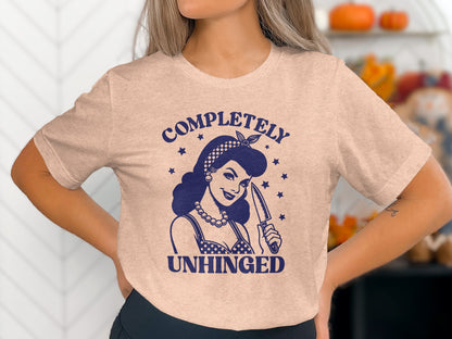 Completely Unhinged Retro Graphic Tee