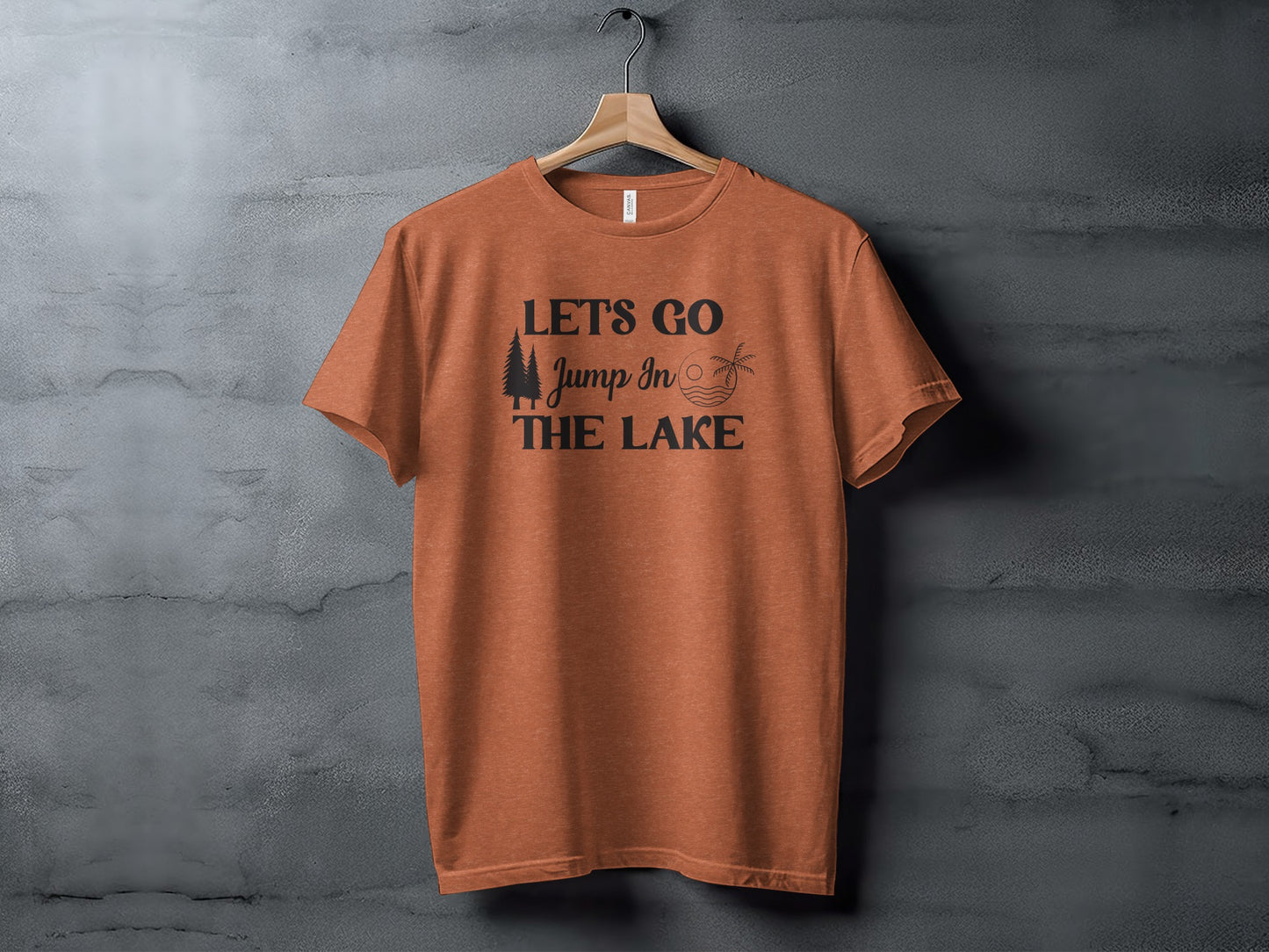 Lets Go Jump In The Lake Outdoors Adventure T-Shirt T-Shirt - Outdoor & Adventure Collection - Mile Marker 16 Gear by Cloud 16 Clothing Co.