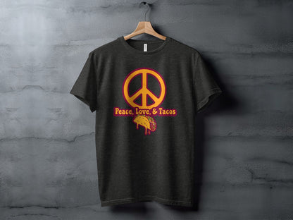Peace Love & Tacos Graphic T-Shirt Product
