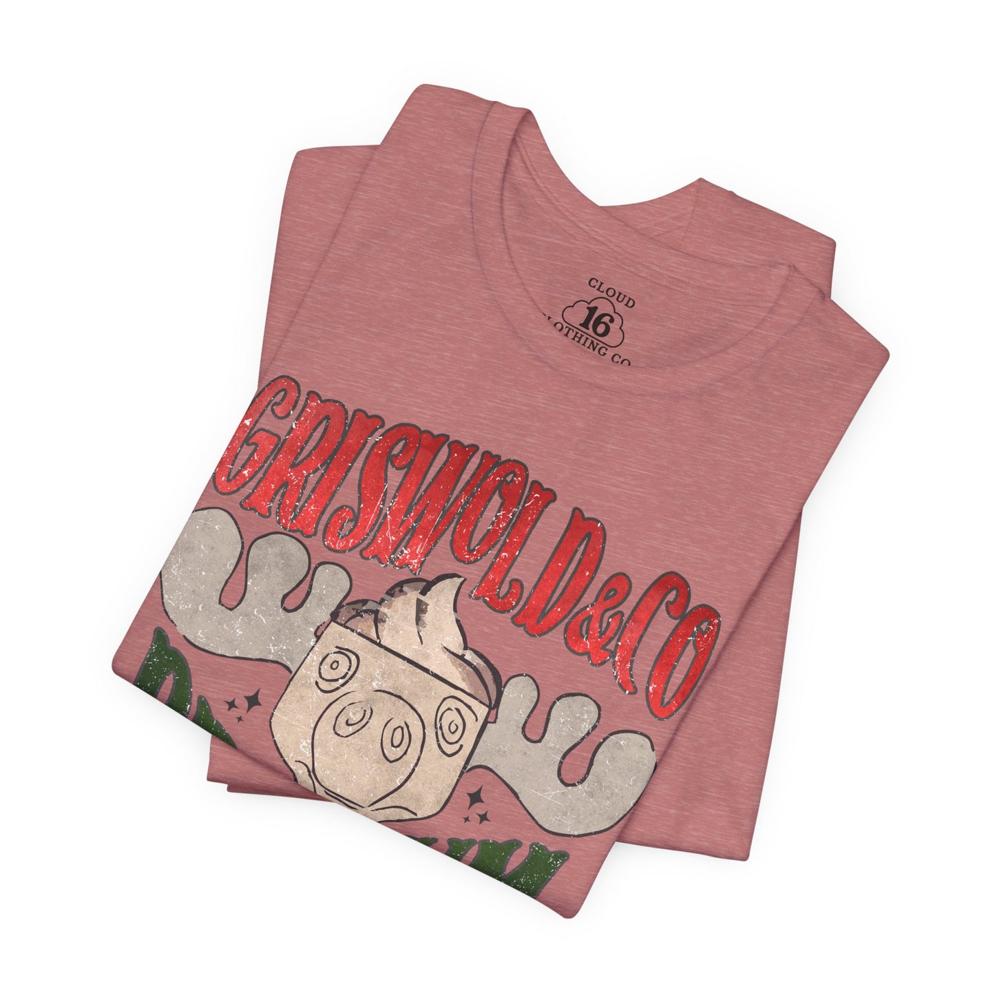 Griswold & Co. Premium Eggnog Christmas T-Shirt - Vintage Holiday Graphic Tee