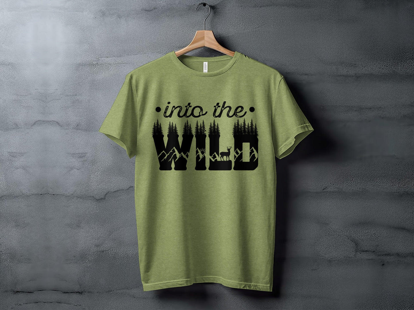 Into The Wild Outdoor Adventure Nature Inspired Graphic T-Shirt T-Shirt - Outdoor & Adventure Collection - Mile Marker 16 Gear by Cloud 16 Clothing Co.