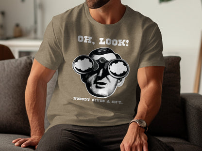OH LOOK Nobody Gives a Sh*t Graphic T-shirt