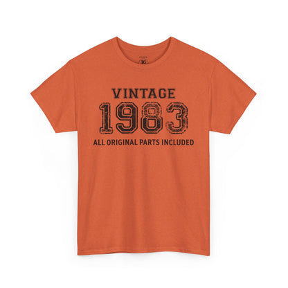 Vintage 1983 Retro T-Shirt - Premium Unisex Cotton Tee
