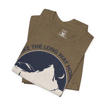 Adventure Awaits Graphic Tee - Unisex Outdoor Travel Shirt