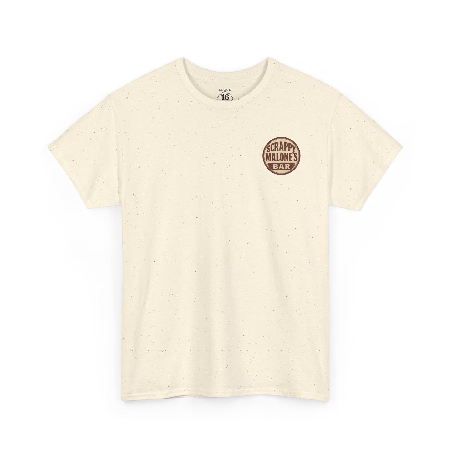 Scrappy Malone's Bar Whiskey T-Shirt - Unisex Heavy Cotton Tee
