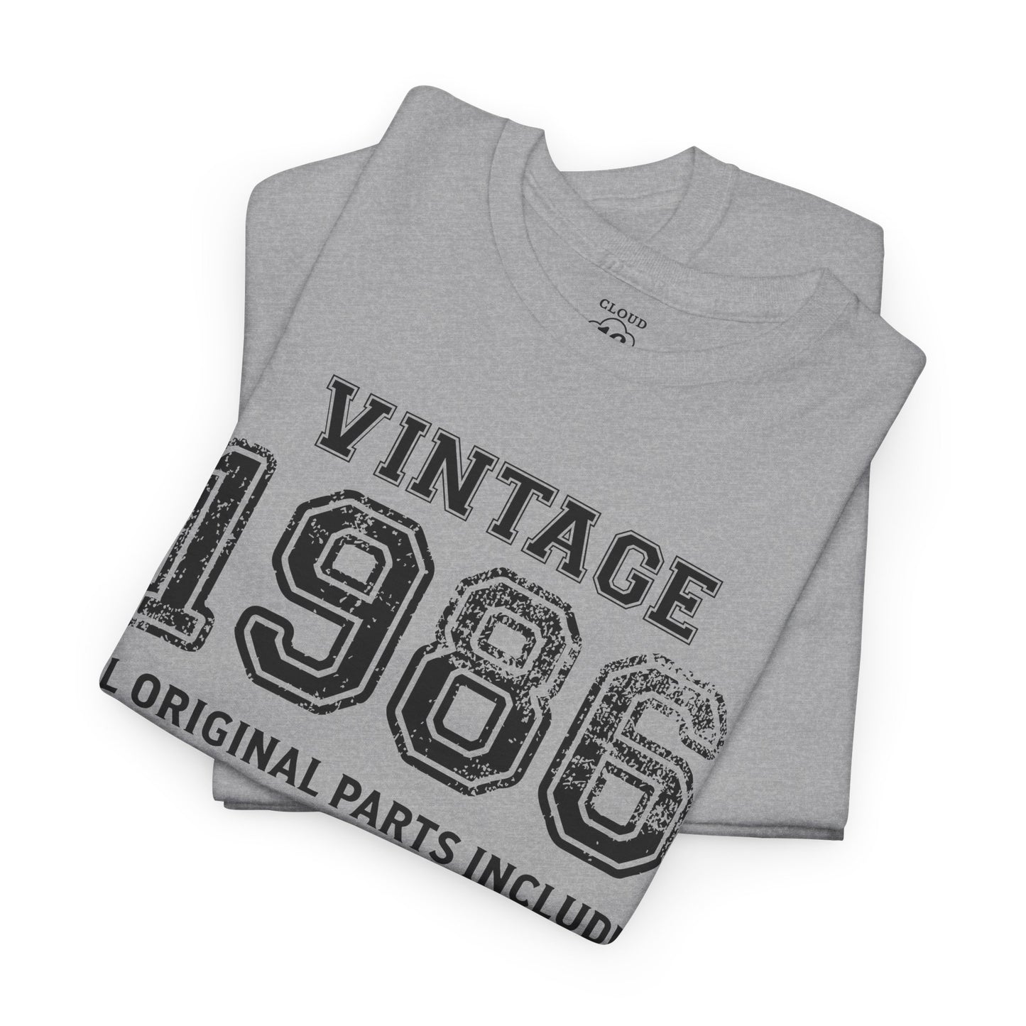 Vintage 1986 Retro T-Shirt - Premium Unisex Cotton Tee