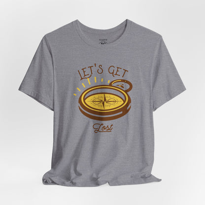 Let's Get Lost T-Shirt - Explore Travel Tee for Outdoor Enthusiasts