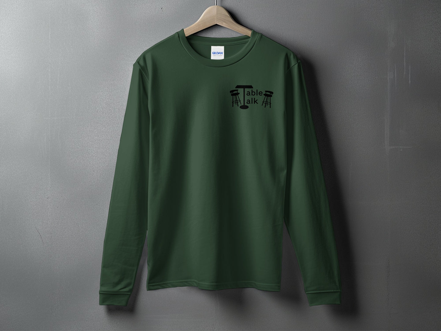 Table Talk Logo Design Long Sleeve Shirt