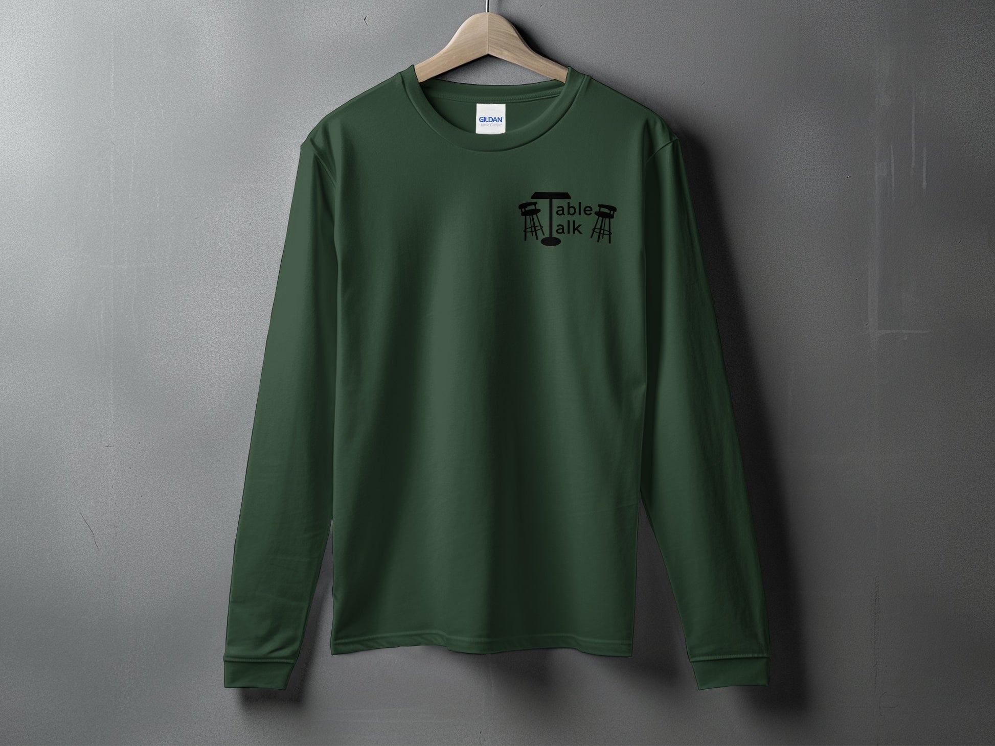 Table Talk Logo Design Long Sleeve Shirt