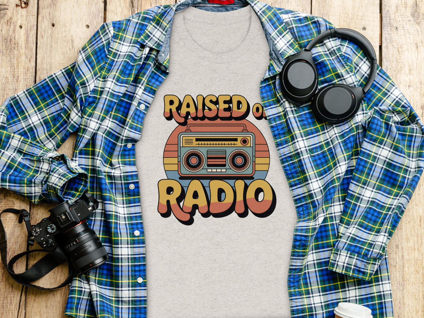 Raised On Radio Vintage Style Graphic Tee