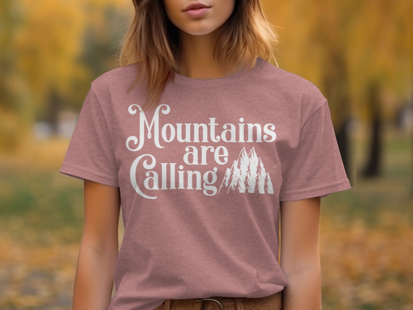Mountains Are Calling And I Must Go Graphic Design T-Shirt T-Shirt - Outdoor & Adventure Collection - Mile Marker 16 Gear by Cloud 16 Clothing Co.
