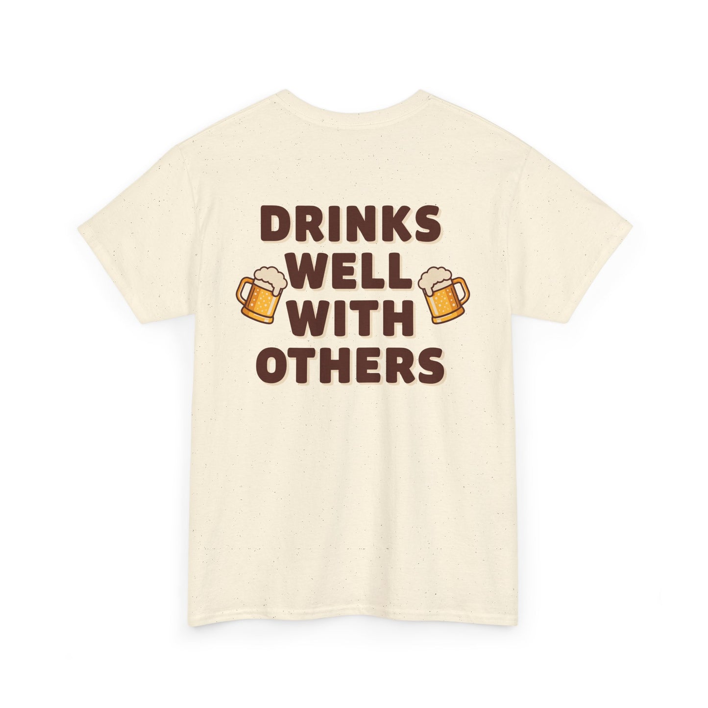Scrappy Malone's Drinks Well With Others - Funny Drinking T-Shirt for Beer Lovers