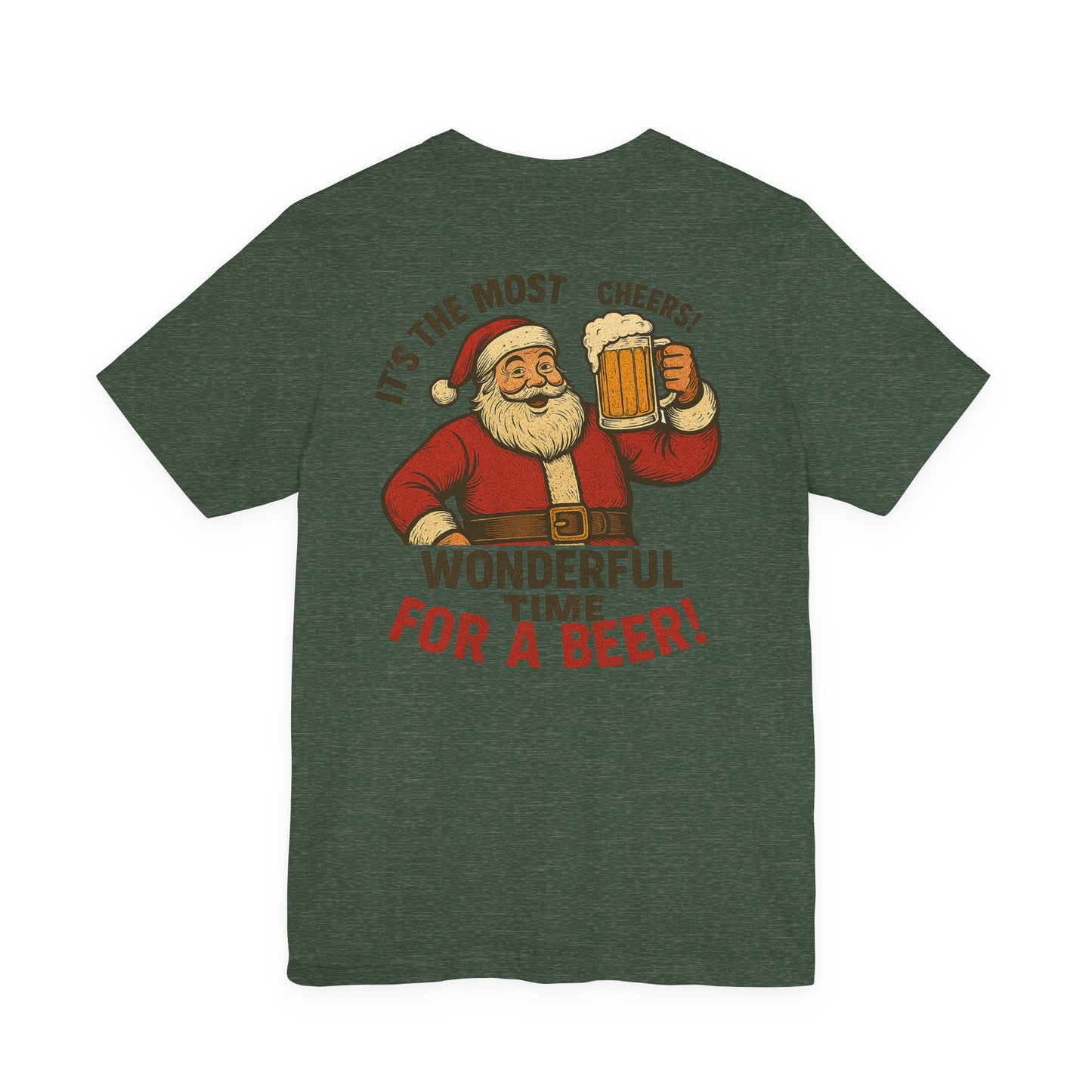 Scrappy Malone's Bar Christmas Tee — "It's the Most Wonderful Time for a Beer"